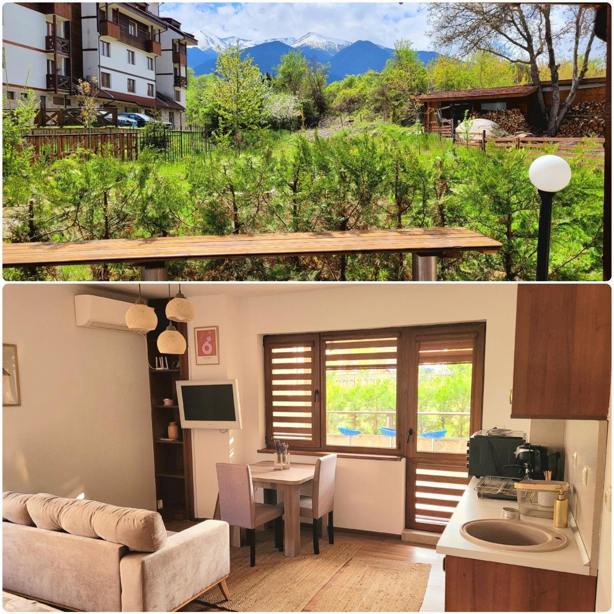 Cozy & Stylish Flat With Amazing View, 2Min Walk To Ski Road, 7-8 Min To Gondola Банско Екстериор снимка